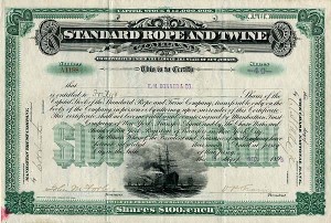 Forbes signed Standard Rope and Twine Co.